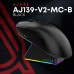 Мышка Ajazz AJ139 V2 MC Wireless/Bluetooth/USB Black (AJ139-V2-MC-B)