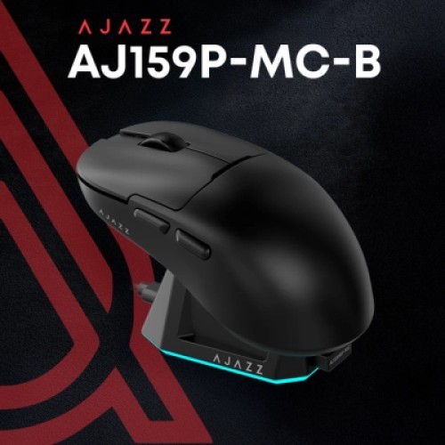 Мышка Ajazz AJ159P MC Wireless/Bluetooth/USB Charging Dock Black (AJ159P-MC-B)