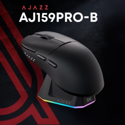 Мышка Ajazz AJ159PRO Wireless/Bluetooth/USB Charging Dock Black (AJ159-PRO-B)