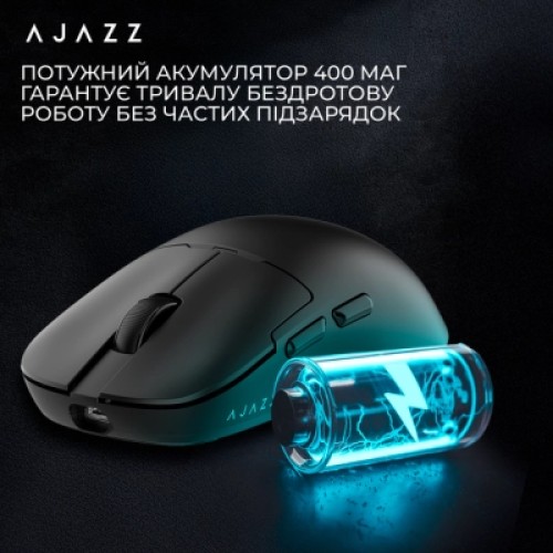 Мышка Ajazz AJ159PRO Wireless/Bluetooth/USB Charging Dock Black (AJ159-PRO-B)