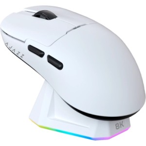 Мышка Ajazz AJ159PRO Wireless/Bluetooth/USB Charging Dock White (AJ159-PRO-W)