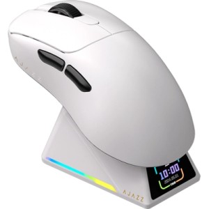 Мышка Ajazz AJ179 APEX Wireless/Bluetooth/USB Charging Dock White (AJM179-A-W)