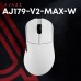 Мышка Ajazz AJ179 V2 MAX Wireless/Bluetooth/USB White (AJ179-V2-MAX-W)