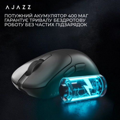 Мышка Ajazz AJ179PRO Wireless/Bluetooth/USB Charging Dock Black (AJ179-PRO-B)