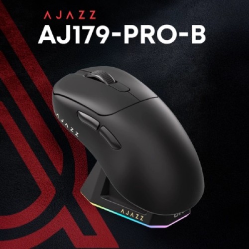Мышка Ajazz AJ179PRO Wireless/Bluetooth/USB Charging Dock Black (AJ179-PRO-B)