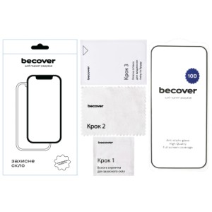 Стекло защитное BeCover 10D Honor Magic6 Lite 5G Black (713164)