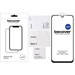 Стекло защитное BeCover 10D Samsung Galaxy A17 5G SM-A176 Black (713688)