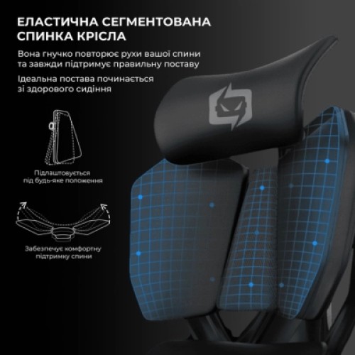 Кресло игровое Sihoo X5C Mesh Black (X5C-301)