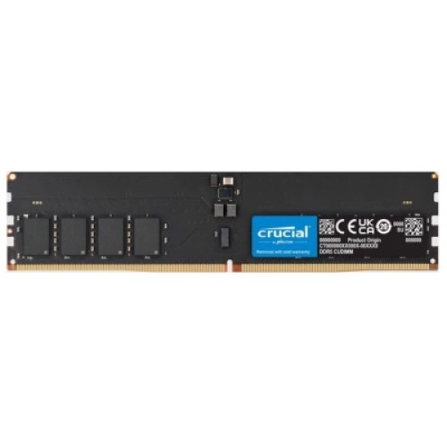 Модуль памяти для компьютера DDR5 32GB 6400 MHz Micron (CT32G64C52CU5)