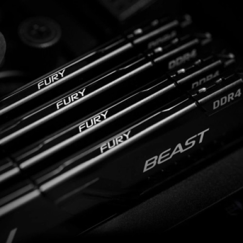 Модуль памяти для компьютера DDR4 16GB (2x8GB) 3200 MHz Black Kingston Fury (ex.HyperX) (KF432C16BBK2/16WP)