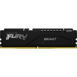 Модуль памяти для компьютера DDR5 64GB (2x32GB) 5200 MHz Beast Black Kingston Fury (ex.HyperX) (KF552C40BB2K2-64)