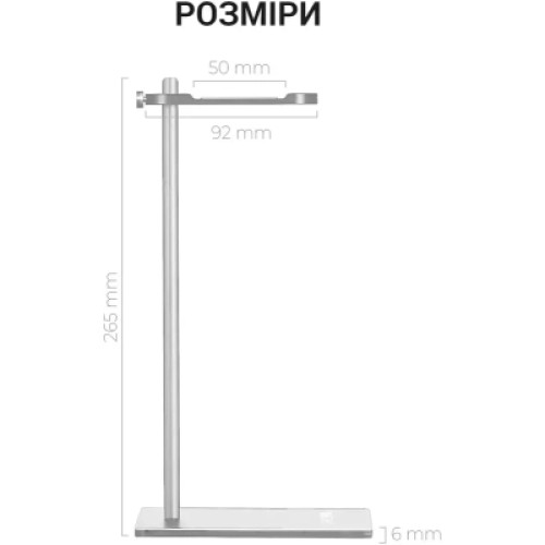 Подставка для гарнитуры OfficePro Aluminum Alloys Silver (LS350S)