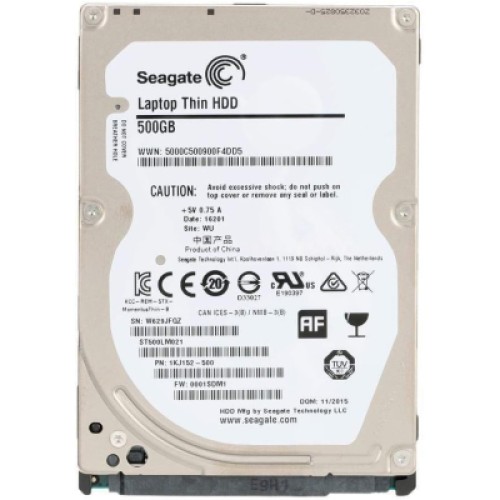 Жесткий диск для ноутбука 2.5" 500GB Seagate (ST500LM021)