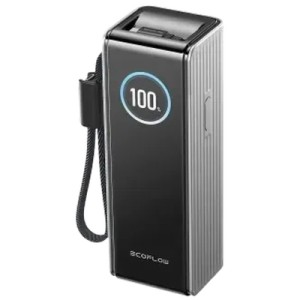Батарея универсальная EcoFlow RAPID Power Bank 25000mAh with cables silver (EF-RAPID25K100W-S-EU)