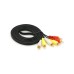 Кабель мультимедийный 3xRCA M to 3xRCA M 3.0m black Voltronic (YT-3хRCA(M)/3хRCA(M)-3.0G)