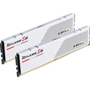 Модуль памяти для компьютера DDR5 64GB (2x32GB) 6000 MHz Ripjaws S5 Matte White G.Skill (F5-6000J2836G32GX2-RS5W)