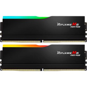 Модуль памяти для компьютера DDR5 32GB (2x16GB) 6000 MHz Ripjaws M5 Neo RGB Matte Black G.Skill (F5-6000J3636F16GX2-RM5NRK)