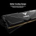 Модуль памяти для компьютера DDR5 32GB (2x16GB) 6000 MHz T-Force Vulcan Black Team (FLBD532G6000HC38JDC01)