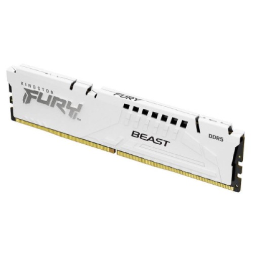 Модуль памяти для компьютера DDR5 32GB (2x16GB) 6000 MHz Beast White Kingston Fury (ex.HyperX) (KF560C36BWE2K2-32)