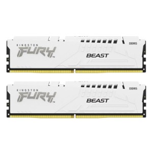 Модуль памяти для компьютера DDR5 32GB (2x16GB) 6000 MHz Beast White Kingston Fury (ex.HyperX) (KF560C36BWE2K2-32)