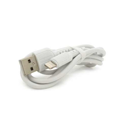 Зарядное устройство BOROFONE 2xUSB + cable USB to Lightning 2.4A 1.0m white (BA37ALW)