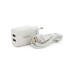 Зарядное устройство BOROFONE 2xUSB + cable USB to Lightning 2.4A 1.0m white (BA37ALW)