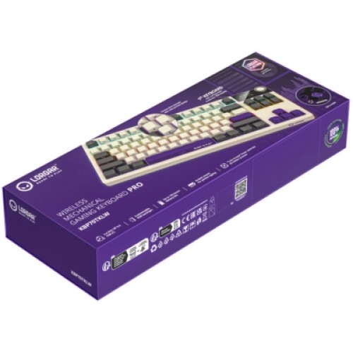 Клавиатура Lorgar KBP70TKLW Wireless TKL Mechanical Pro UA Beige (LRG-KBP70TKLW-RT-US)