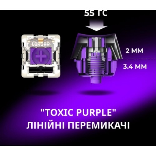 Клавиатура Lorgar KBP70TKLW Wireless TKL Mechanical Pro UA White (LRG-KBP70TKLW-WH-US)