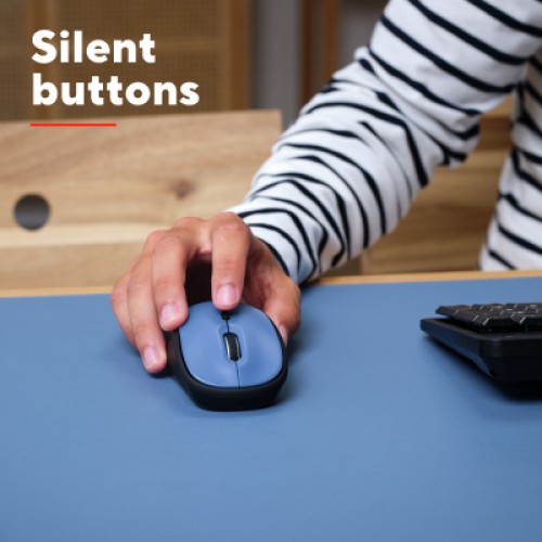 Мышка Trust Yvi+ Silent Wireless/Bluetooth Dark Blue (25514)