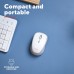 Мышка Trust Yvi+ Silent Wireless/Bluetooth White (25513)