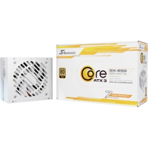 Блок питания Seasonic 650W WHITE (CORE GX-650-ATX31-WHITE)