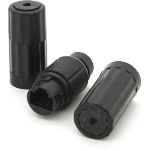 Сращиватель Voltronic 1+1 RJ45 UTP 5e 8P8C IP68, black (16628)