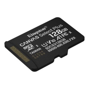 Карта памяти Kingston 128GB microSDXC class 10 UHS-I V10 A1 Canvas Select Plus (SDCS3/128GBSP)