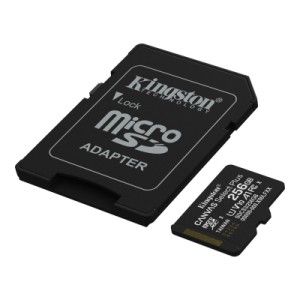 Карта памяти Kingston 256GB microSDXC class 10 UHS-I V10 A1 Canvas Select Plus (SDCS3/256GB)