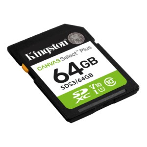 Карта памяти Kingston 64GB SDXC class 10 UHS-I V10 A1 Canvas Select Plus (SDS3/64GB)
