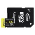 Карта памяти Team 64GB microSDXC class 10 UHS-I U3 V30 A2 Pro+ (TPPMSDX64GIA2V3003)