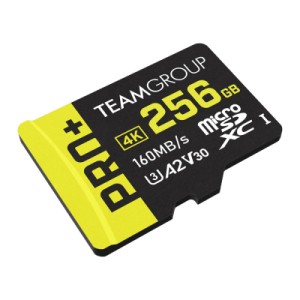 Карта памяти Team 256GB microSDXC class 10 UHS-I U3 V30 A1 Pro+ (TPPMSDX256GIA2V3003)