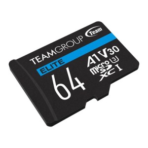 Карта памяти Team 64GB microSDXC class 10 UHS-I U3 V30 A1 Elite (TEAUSDX64GIV30A103)