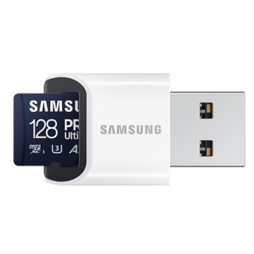 Карта памяти Samsung 128GB microSDXC class 10 UHS-I U3 V30 A2 Pro Ultimate (MB-MY128SB/WW)