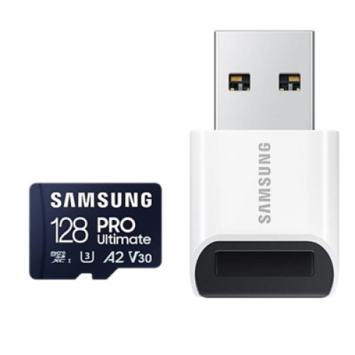 Карта памяти Samsung 128GB microSDXC class 10 UHS-I U3 V30 A2 Pro Ultimate (MB-MY128SB/WW)