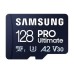 Карта памяти Samsung 128GB microSDXC class 10 UHS-I U3 V30 A2 Pro Ultimate (MB-MY128SB/WW)