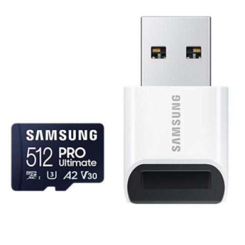 Карта памяти Samsung 512GB microSDXC class 10 UHS-I U3 V30 A2 Pro Ultimate (MB-MY512SB/WW)