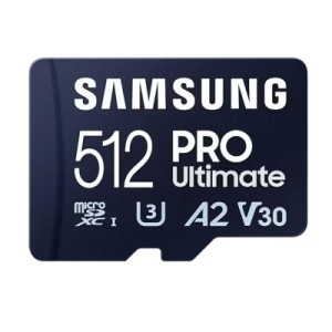 Карта памяти Samsung 512GB microSDXC class 10 UHS-I U3 V30 A2 Pro Ultimate (MB-MY512SB/WW)