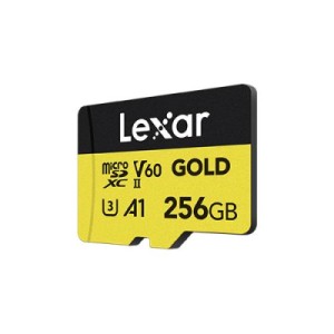 Карта памяти Lexar 256GB microSDXC class 10 UHS-II U3 V60 A1 Professional Gold (LMSGOLD256G-BNNNG)