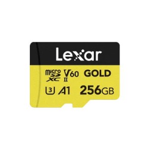 Карта памяти Lexar 256GB microSDXC class 10 UHS-II U3 V60 A1 Professional Gold (LMSGOLD256G-BNNNG)