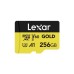 Карта памяти Lexar 256GB microSDXC class 10 UHS-II U3 V60 A1 Professional Gold (LMSGOLD256G-BNNNG)