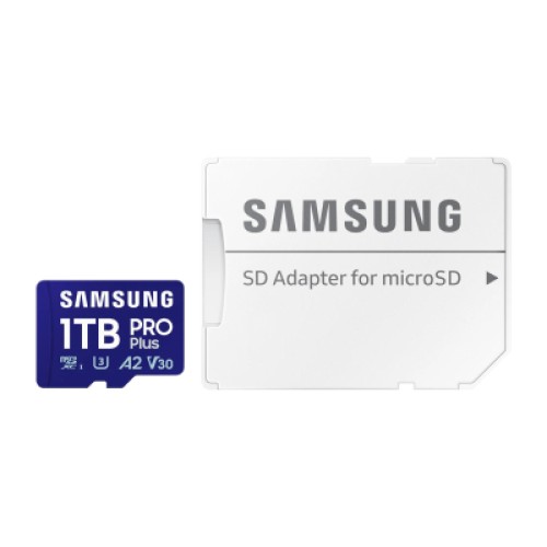Карта памяти Samsung 1TB microSDXC class 10 UHS-I U3 V30 A2 Pro Plus (MB-MD1T0SA/EU)