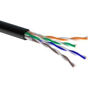 Кабель сетевой OK-Net UTP 305м cat.5e внешний (U/UTP-cat.5Е) (КПП-ВП (100) 4*2*0,50)