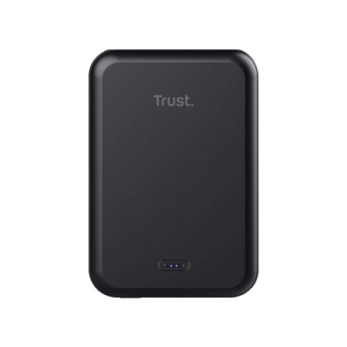 Батарея универсальная Trust 5000mAh Magnetic, USB-C, MagSafe, 15W, black (24877_TRUST)