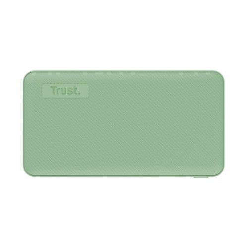 Батарея универсальная Trust 10000mAh Primo ECO, 2хUSB-A/USB-C, 15W, green (25029_TRUST)